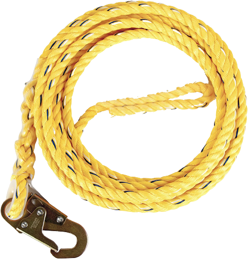 5/8” 50’ Rope with Snap Hook 